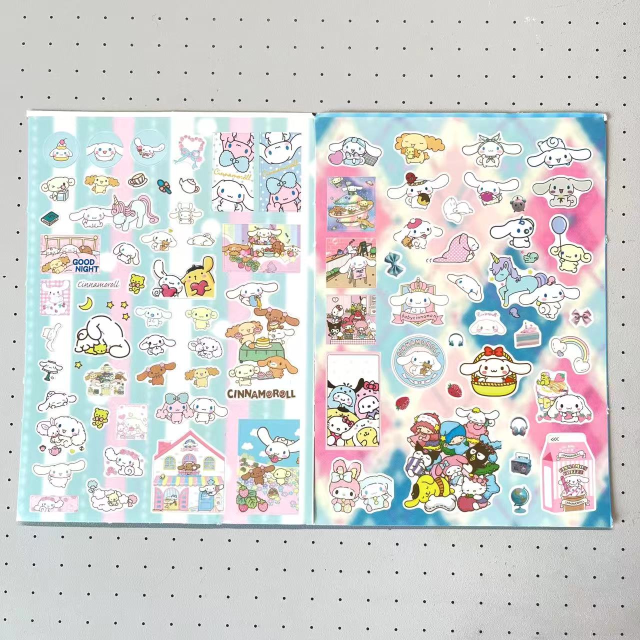 8 Sheets Cinnamoroll Stickers A