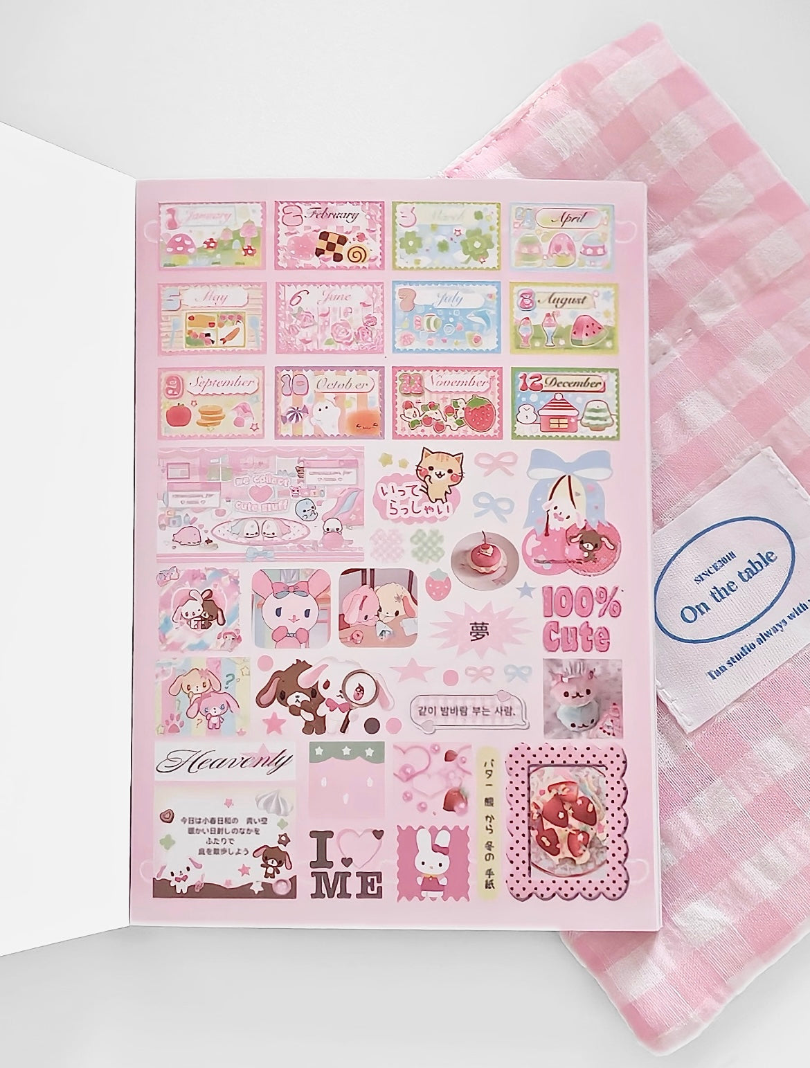 【Limited Edition】32Pages Happiness Echo Sticker Book