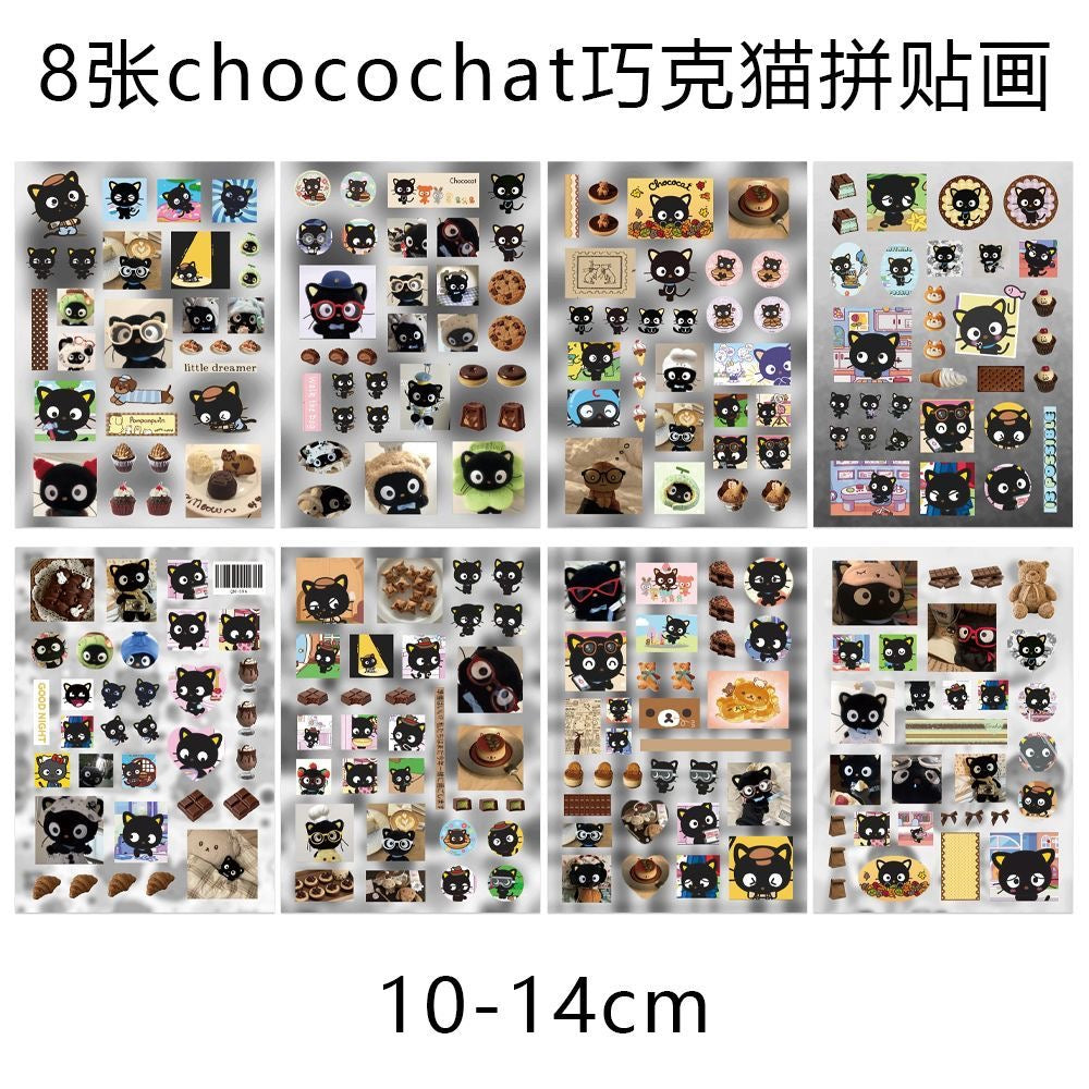 8 Sheets Chococat Stickers
