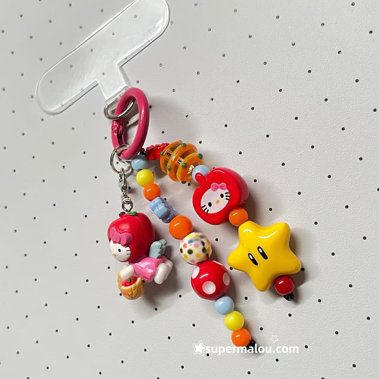 Apple Basket Hello kitty Phone Chain