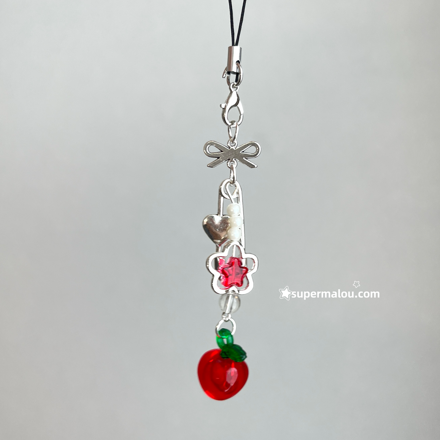 Apple Flower Paper Clip Phone Chain