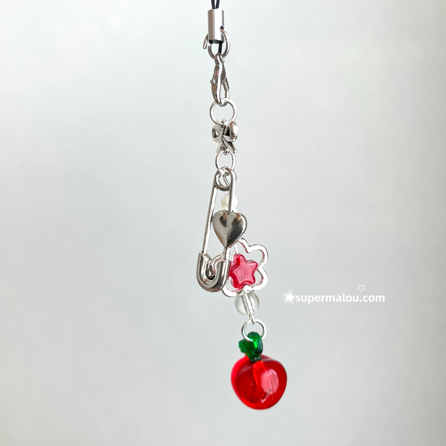 Apple Flower Paper Clip Phone Chain