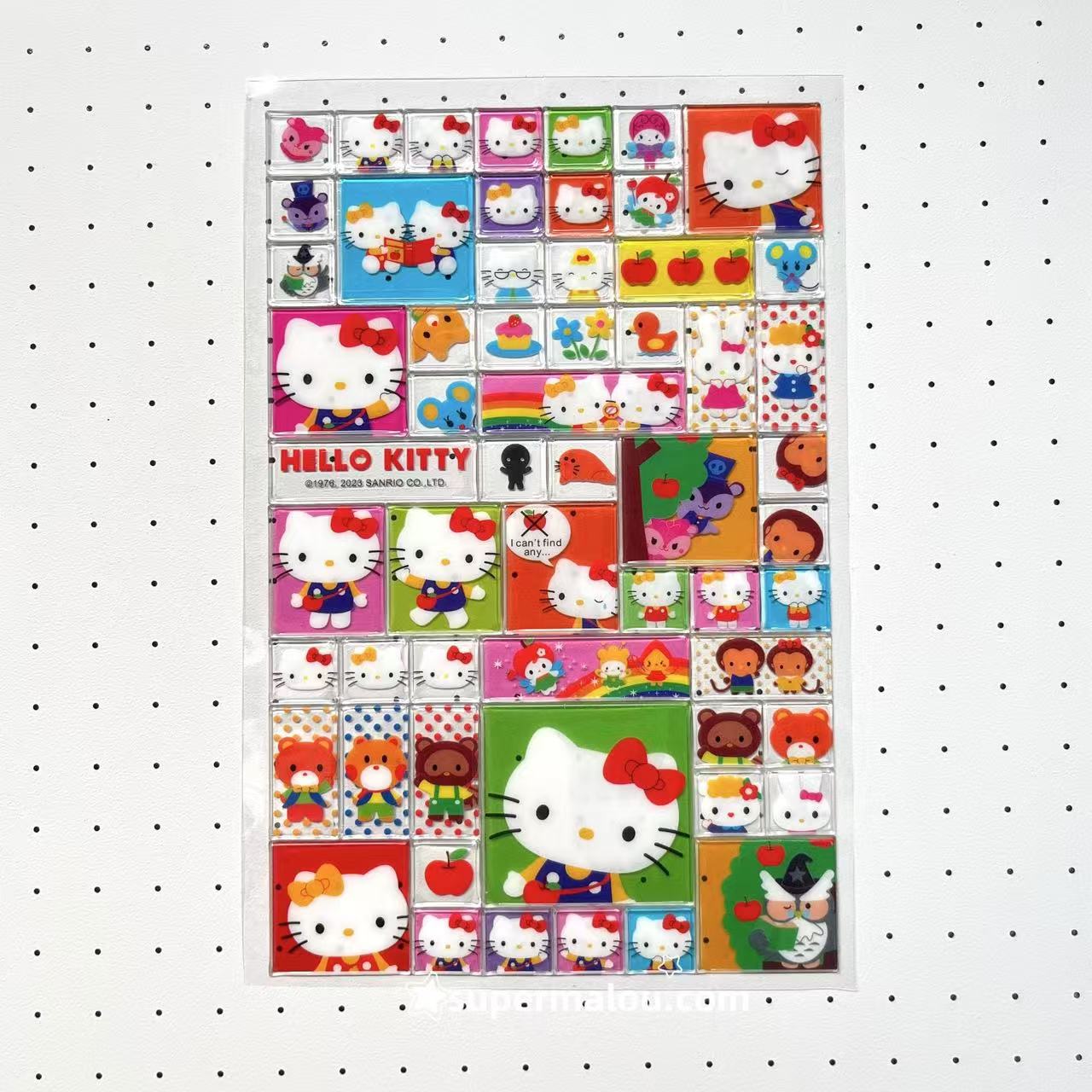 Cartoon Hello Kitty 3D Jelly Stickers