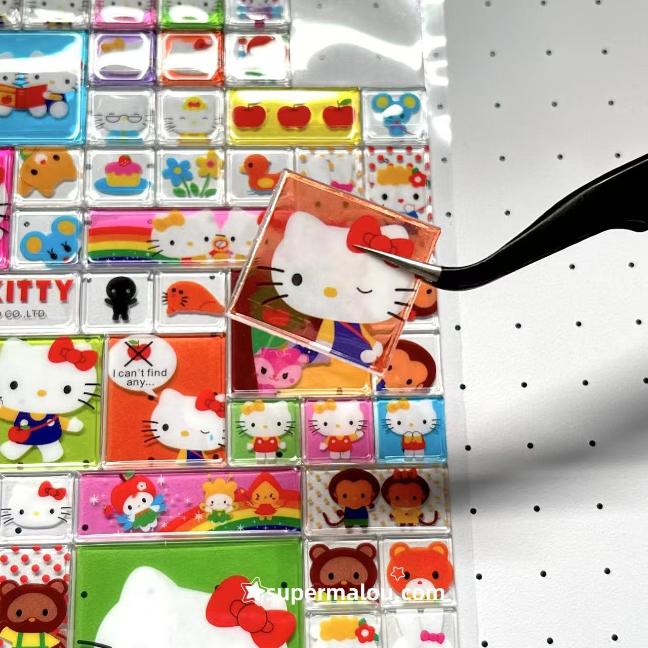 Cartoon Hello Kitty 3D Jelly Stickers