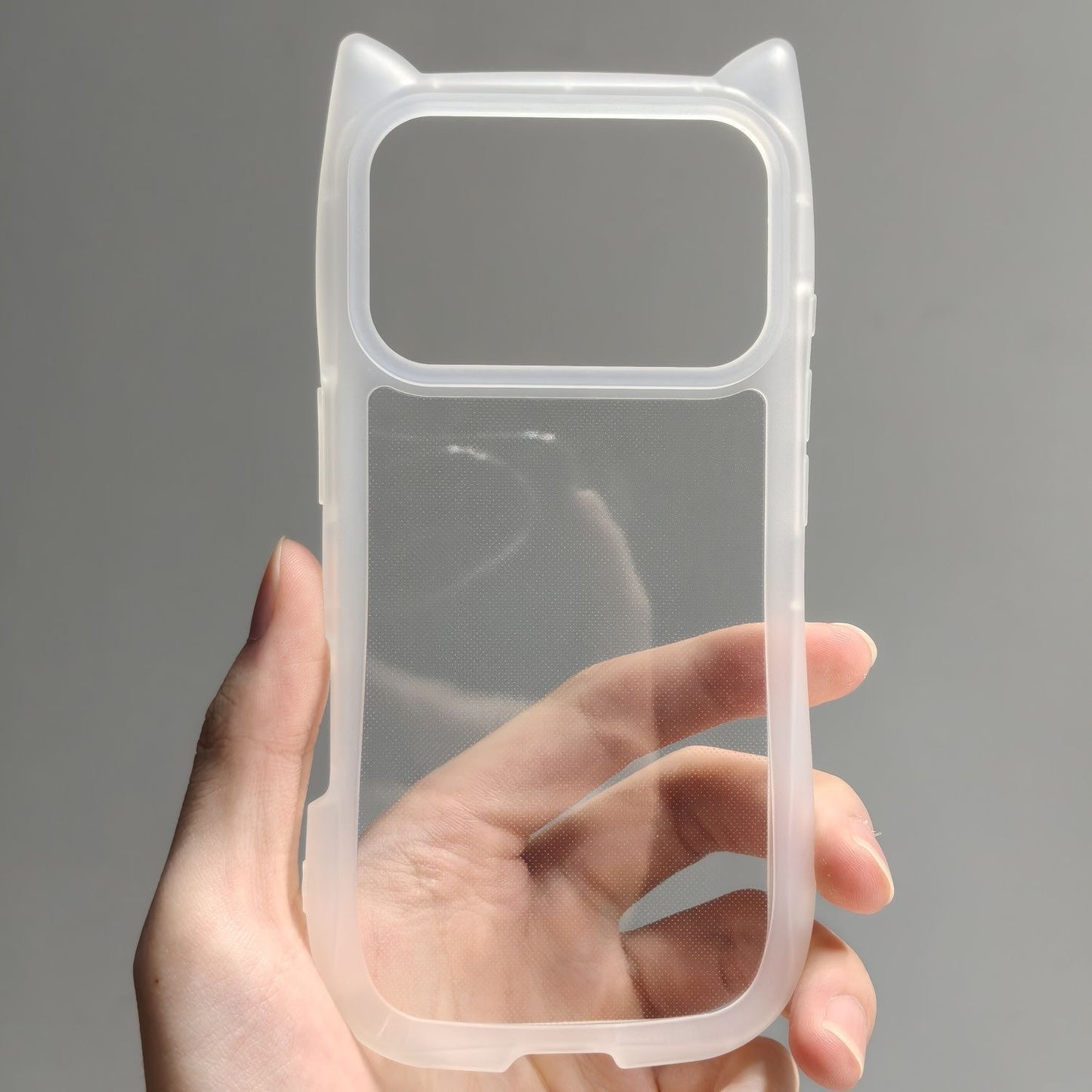 Cat Ear DIY Clear iPhone Case Soft Case