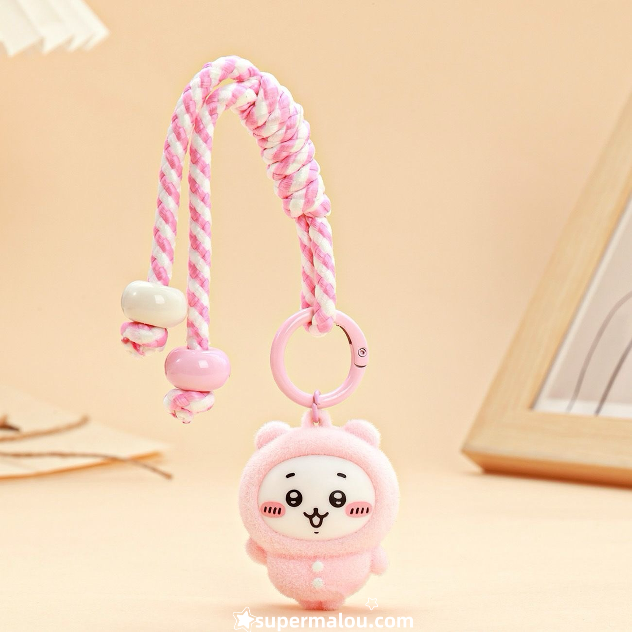 Chiikawa Furry Keychain Set Of 3