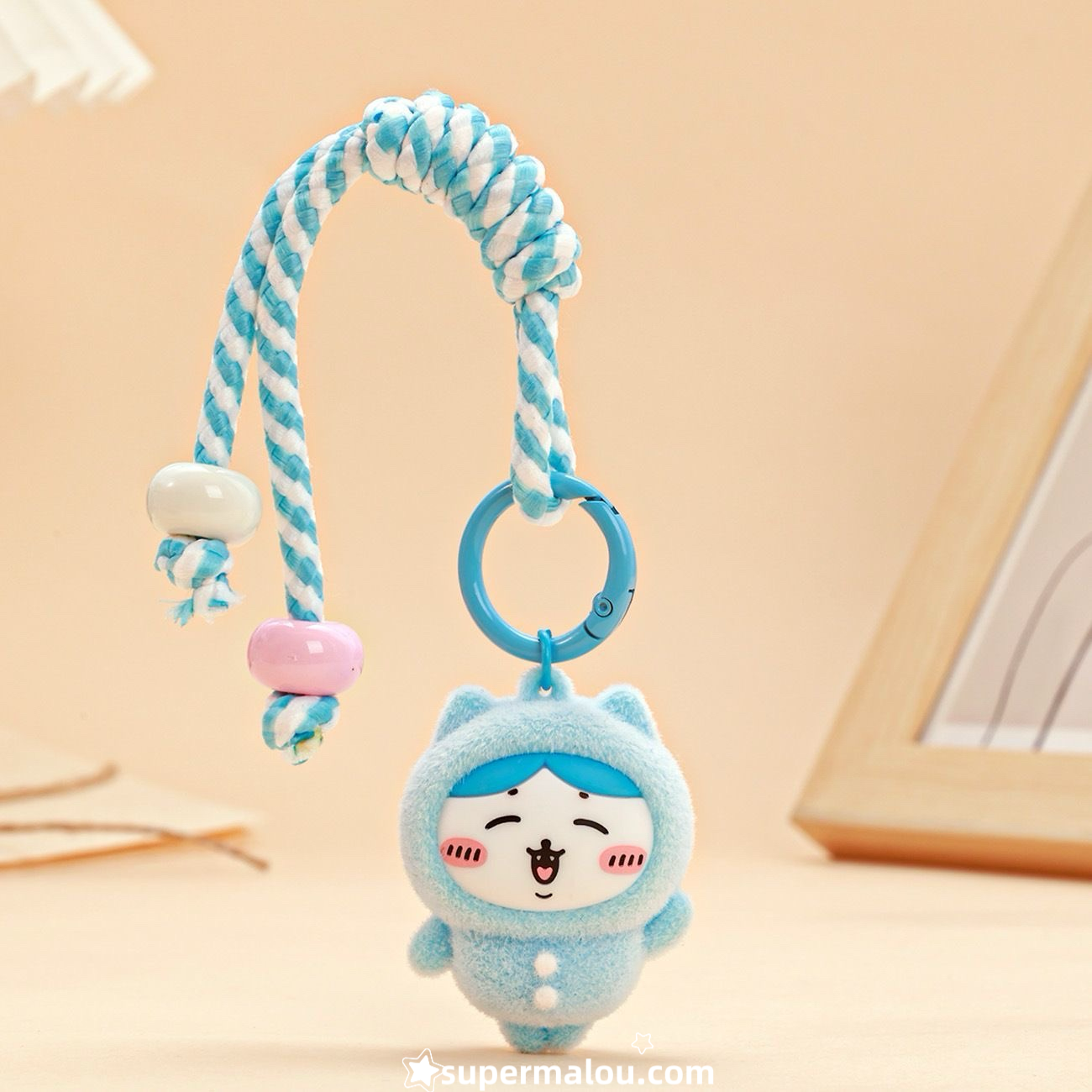 Chiikawa Furry Keychain Set Of 3
