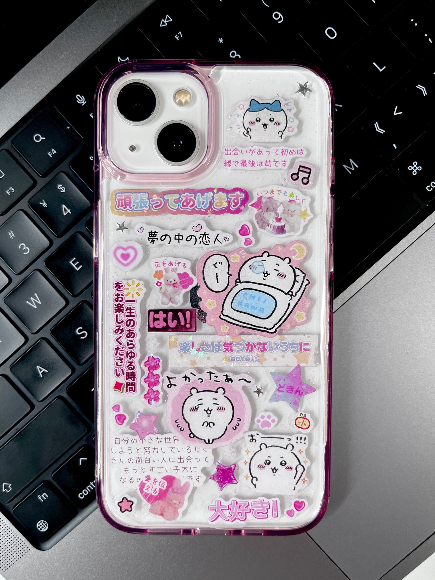 Chiikawa Handmade Dispensing Sticker iPhone Case Samsung Case