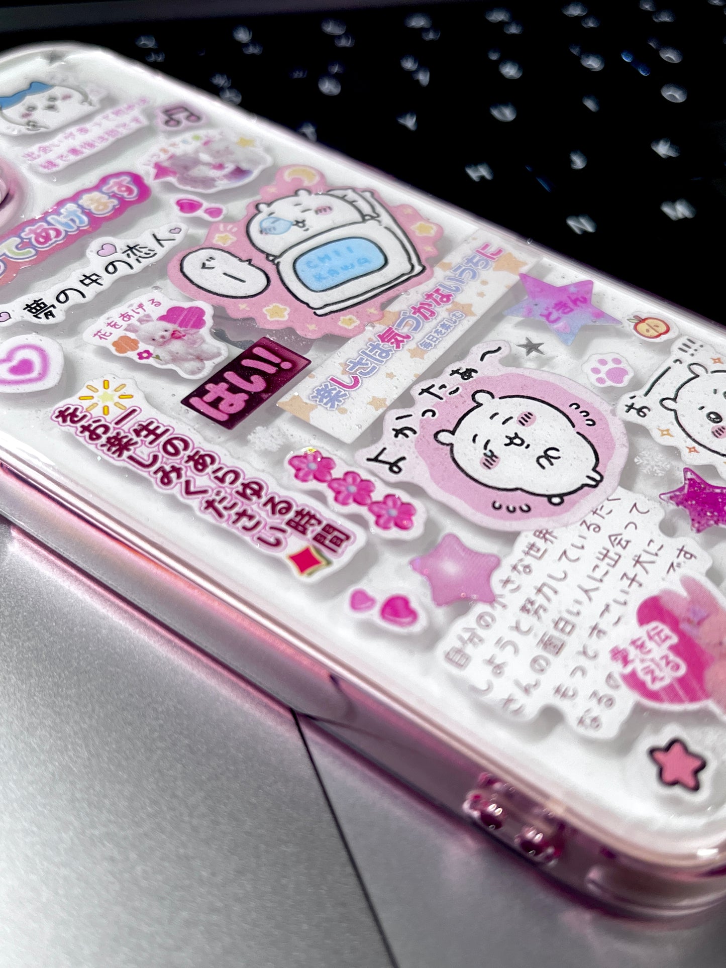 Chiikawa Handmade Dispensing Sticker iPhone Case Samsung Case