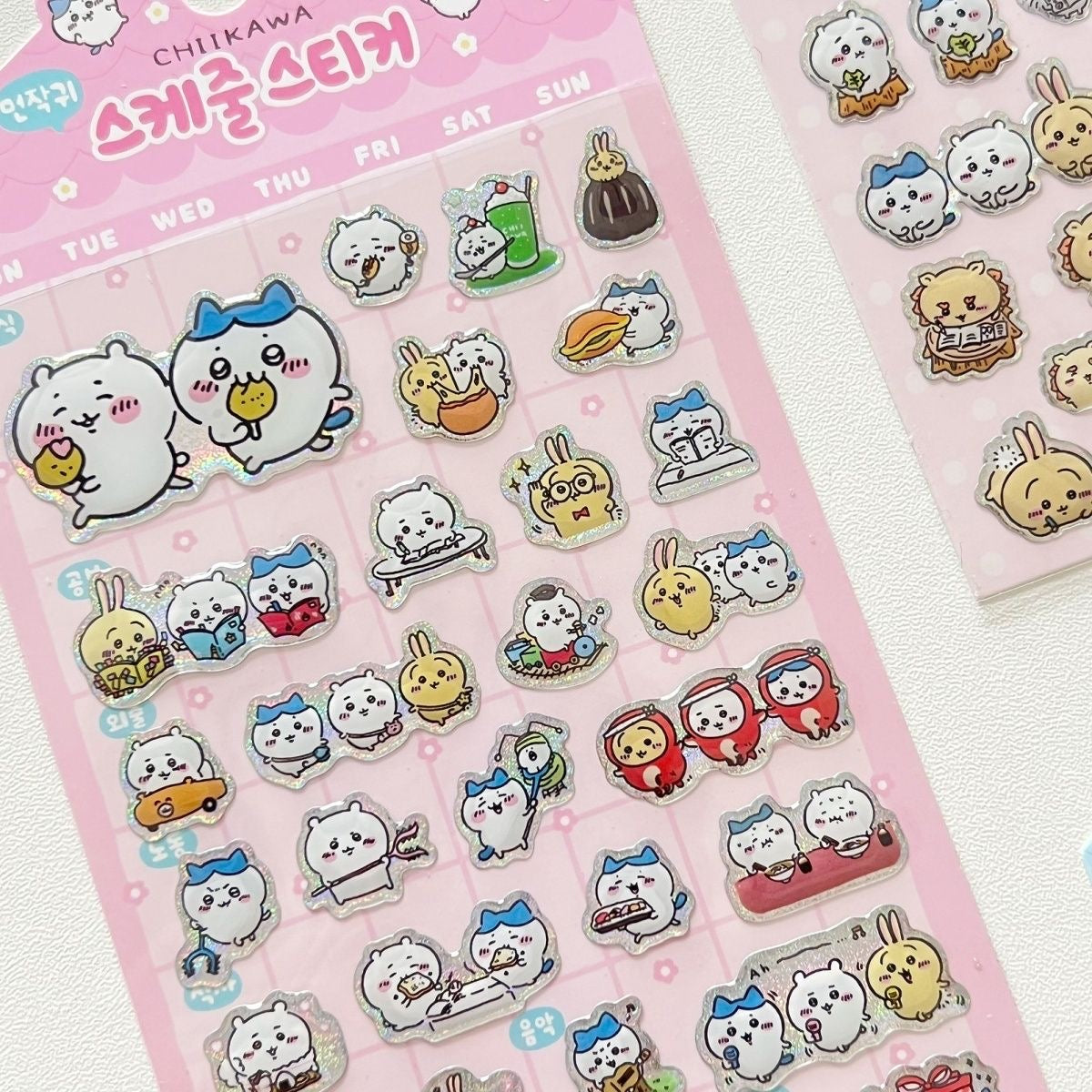 Chiikawa Laser 3D Dropping Adhesive Stickers