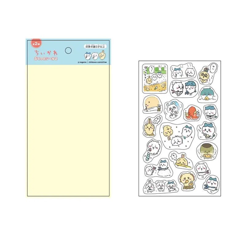 Chiikawa Sponge Bubble Stickers Set of 3