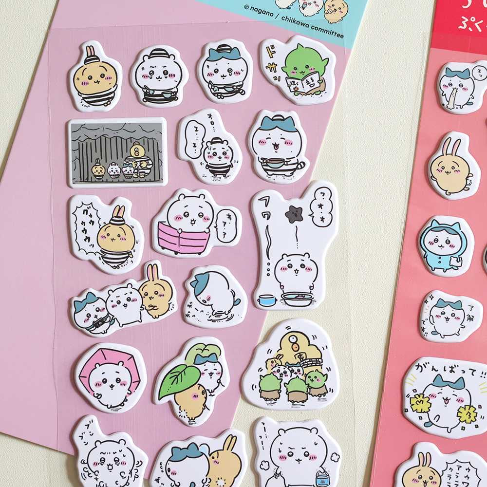 Chiikawa Sponge Bubble Stickers Set of 3