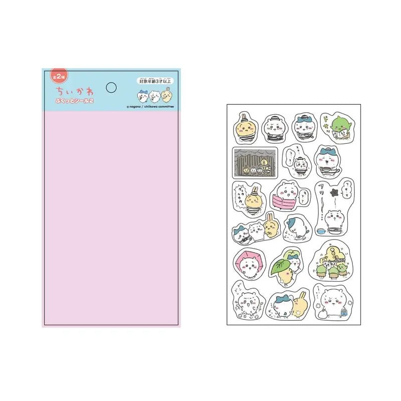Chiikawa Sponge Bubble Stickers Set of 3