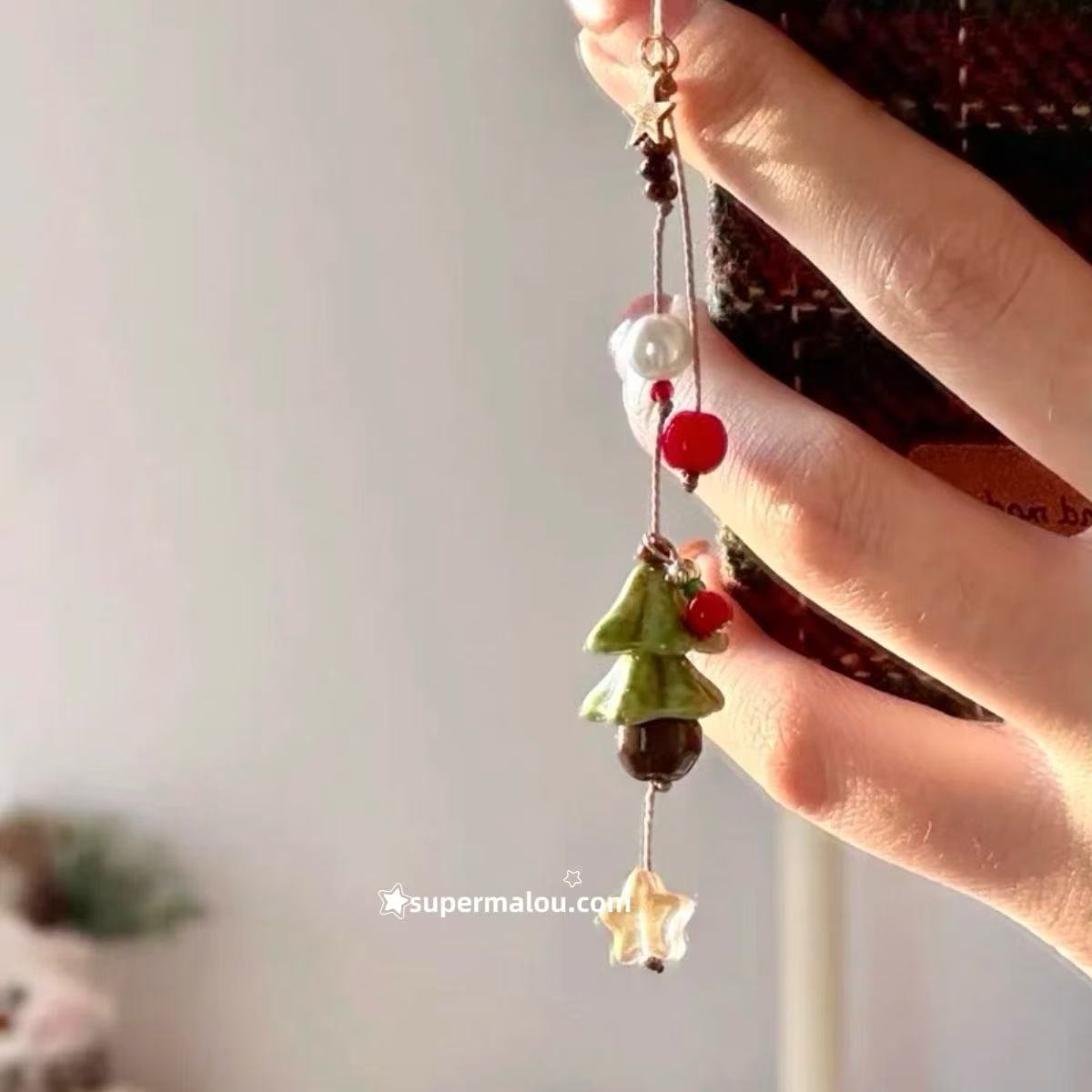 Christmas Tree Star Ultra Thin Phone Chain