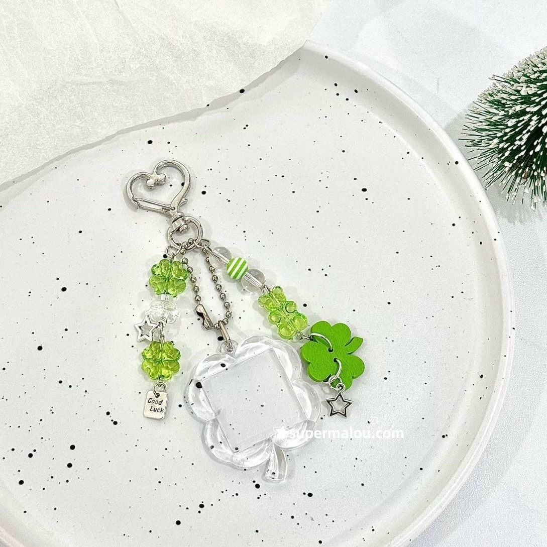 Clover Deco Phone Chain Key Chain