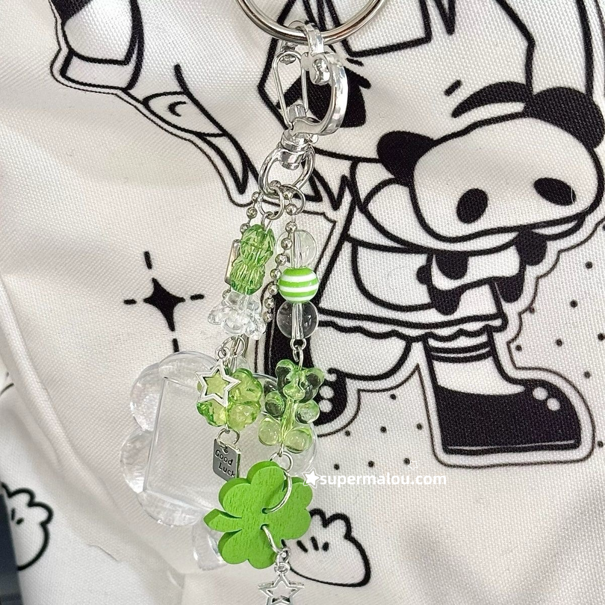 Clover Deco Phone Chain Key Chain