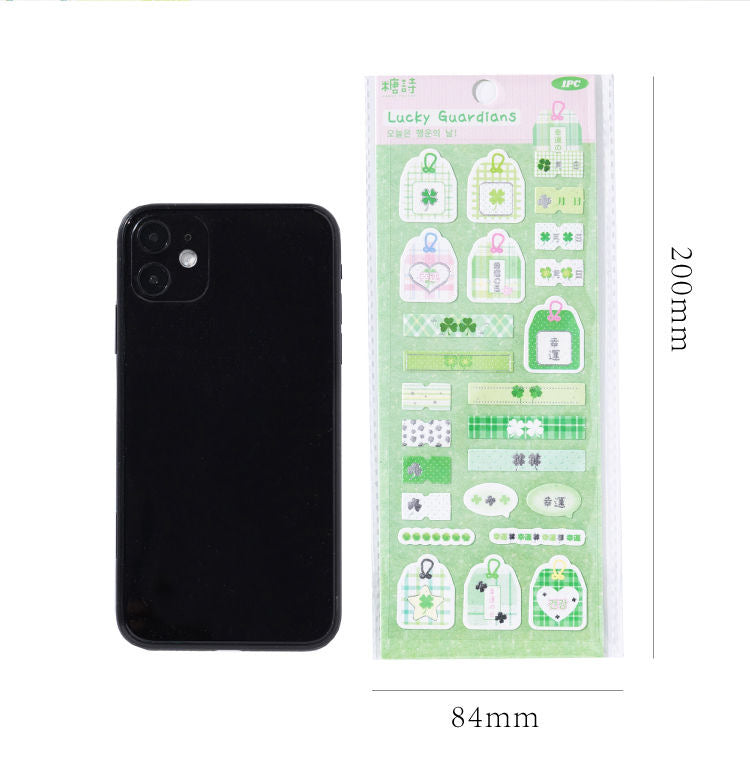 Clover Japanese Handheld Decoration Material Stickers