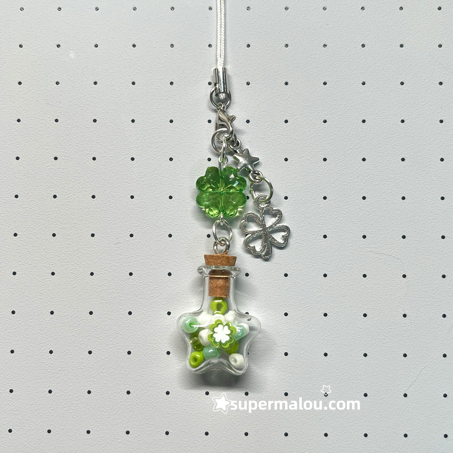 Clover Star Wishing Bottle Phone Chain CCD Chain