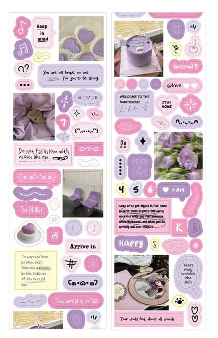 Cosmic Radio Sticker Roll Scrapbook Material