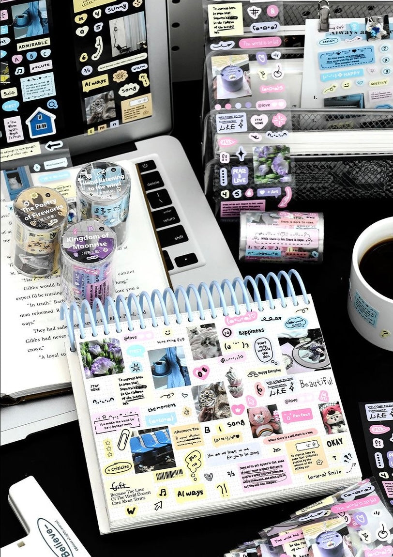 Cosmic Radio Sticker Roll Scrapbook Material