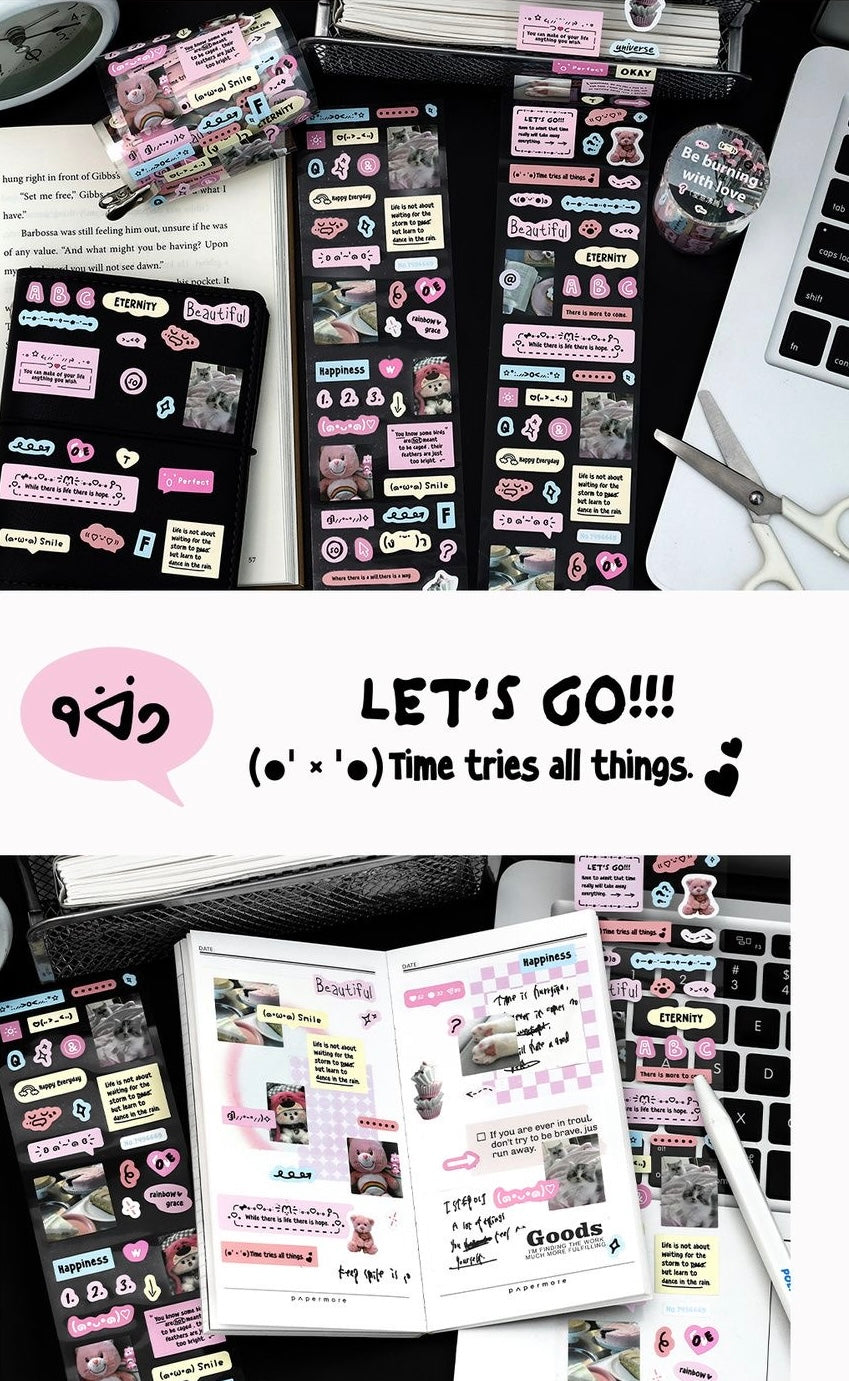 Cosmic Radio Sticker Roll Scrapbook Material