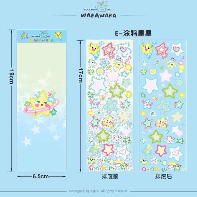 Cute And Spicy Girl DIY Small Decoration Stickers