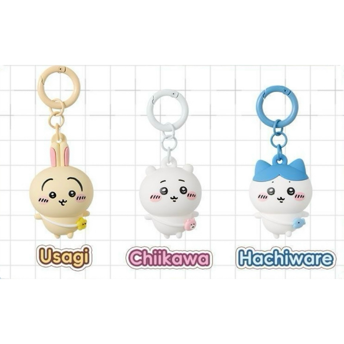 Cute Doll Chiikawa Series 3D Pendant Keychain