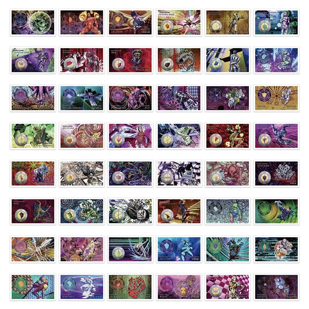 96Pcs JoJo's Bizarre Adventure Stand Stickers
