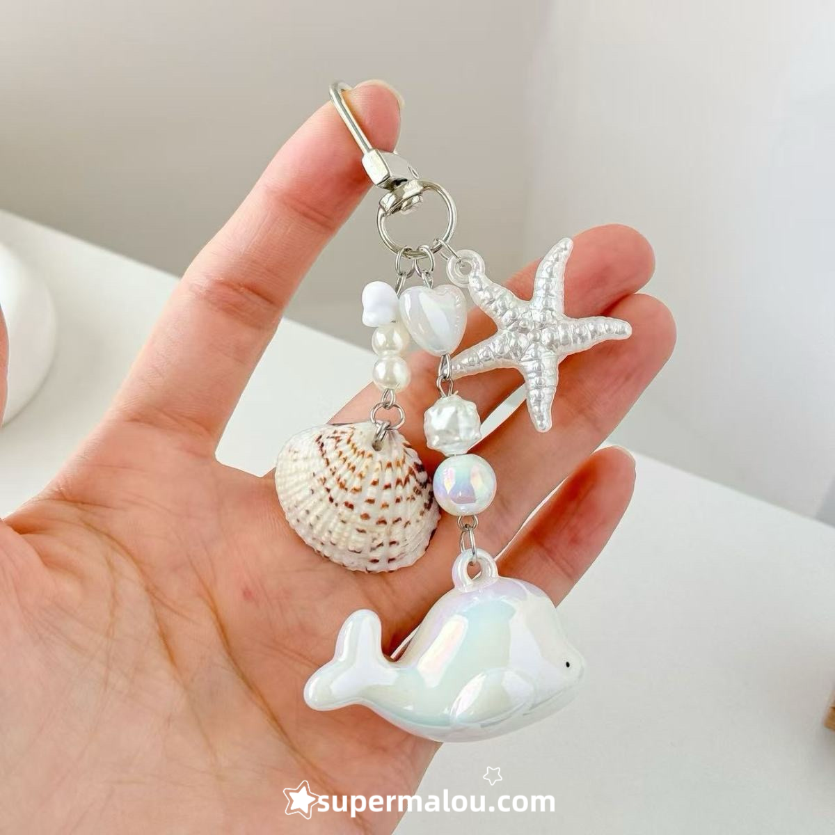 Dolphin Starfish Keychain Phone Chain
