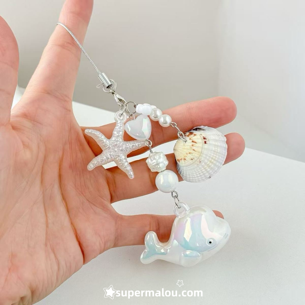 Dolphin Starfish Keychain Phone Chain