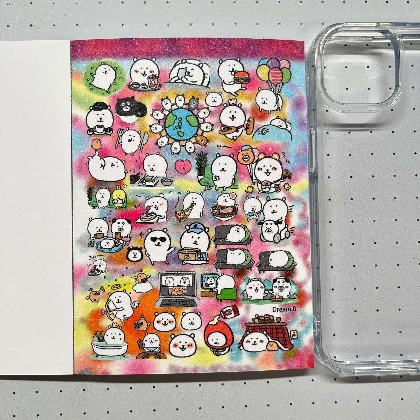 【Limited Edition】Dream.R Sticker Book Handmade Sticker Phone Case