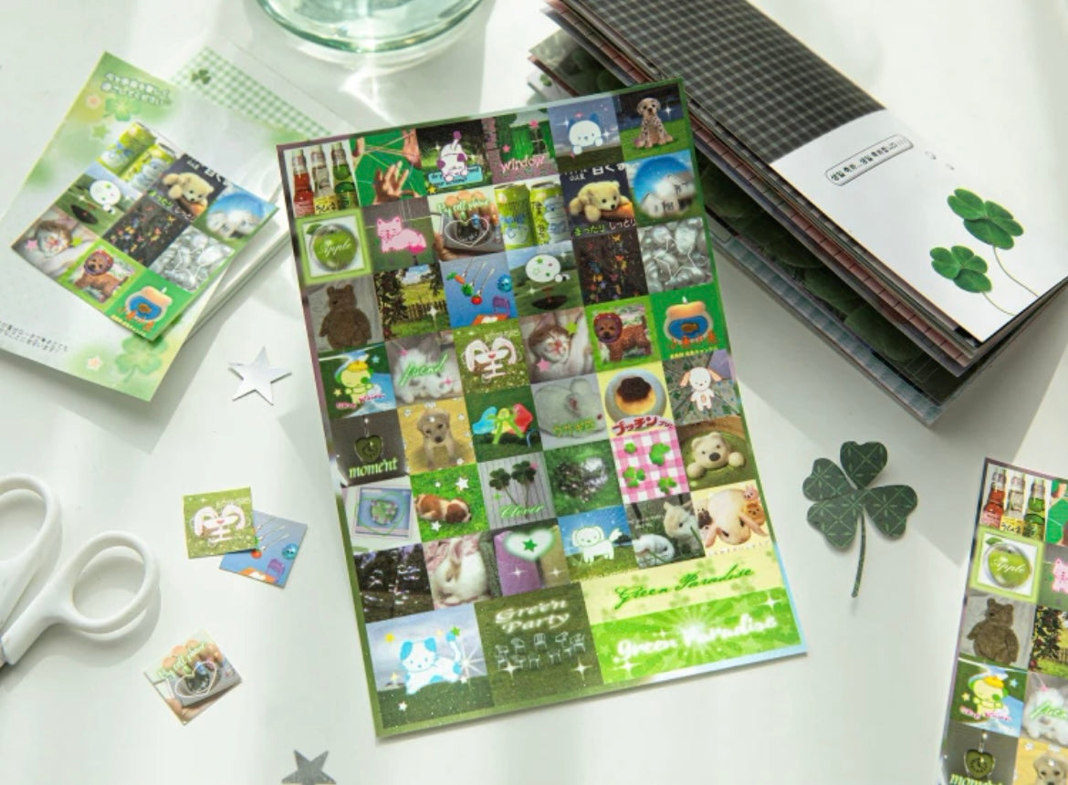 2 Sheets Fantasy Diary Ancient Dream Core Stickers Set Of 4