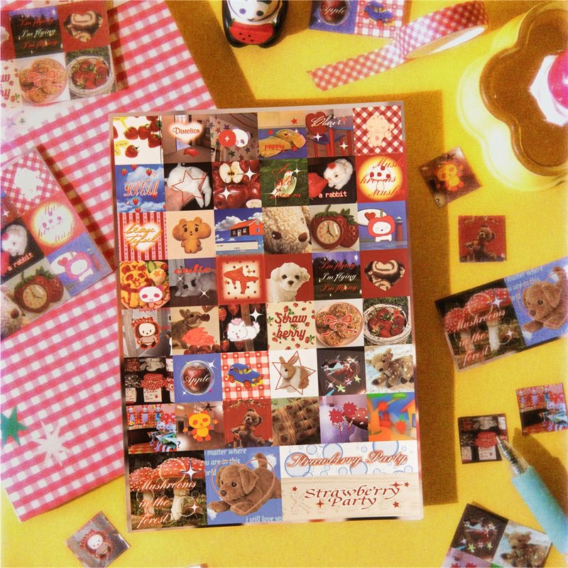 2 Sheets Fantasy Diary Ancient Dream Core Stickers Set Of 4