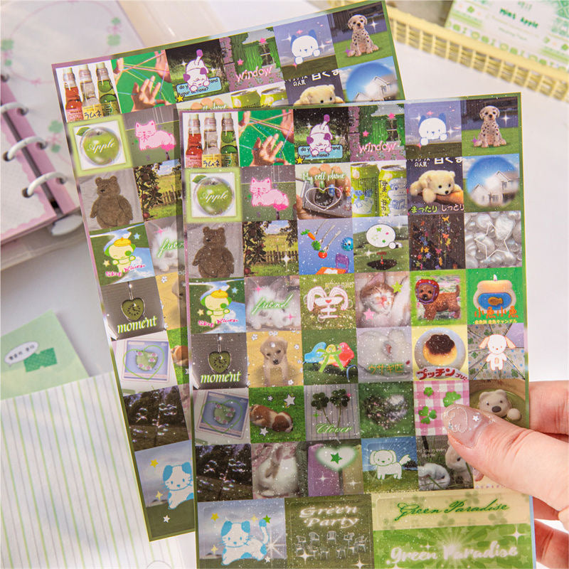 2 Sheets Fantasy Diary Ancient Dream Core Stickers Set Of 4