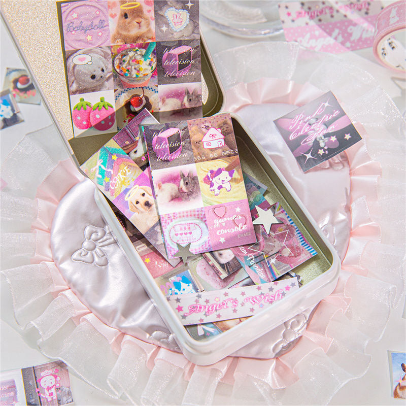 2 Sheets Fantasy Diary Ancient Dream Core Stickers Set Of 4