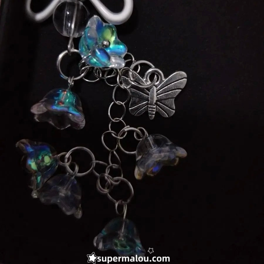 Flower Butterfly Colorful Mobile Phone Chain