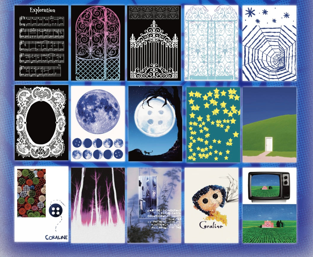 【Pre-Order】65pages Coraline Scrapbook