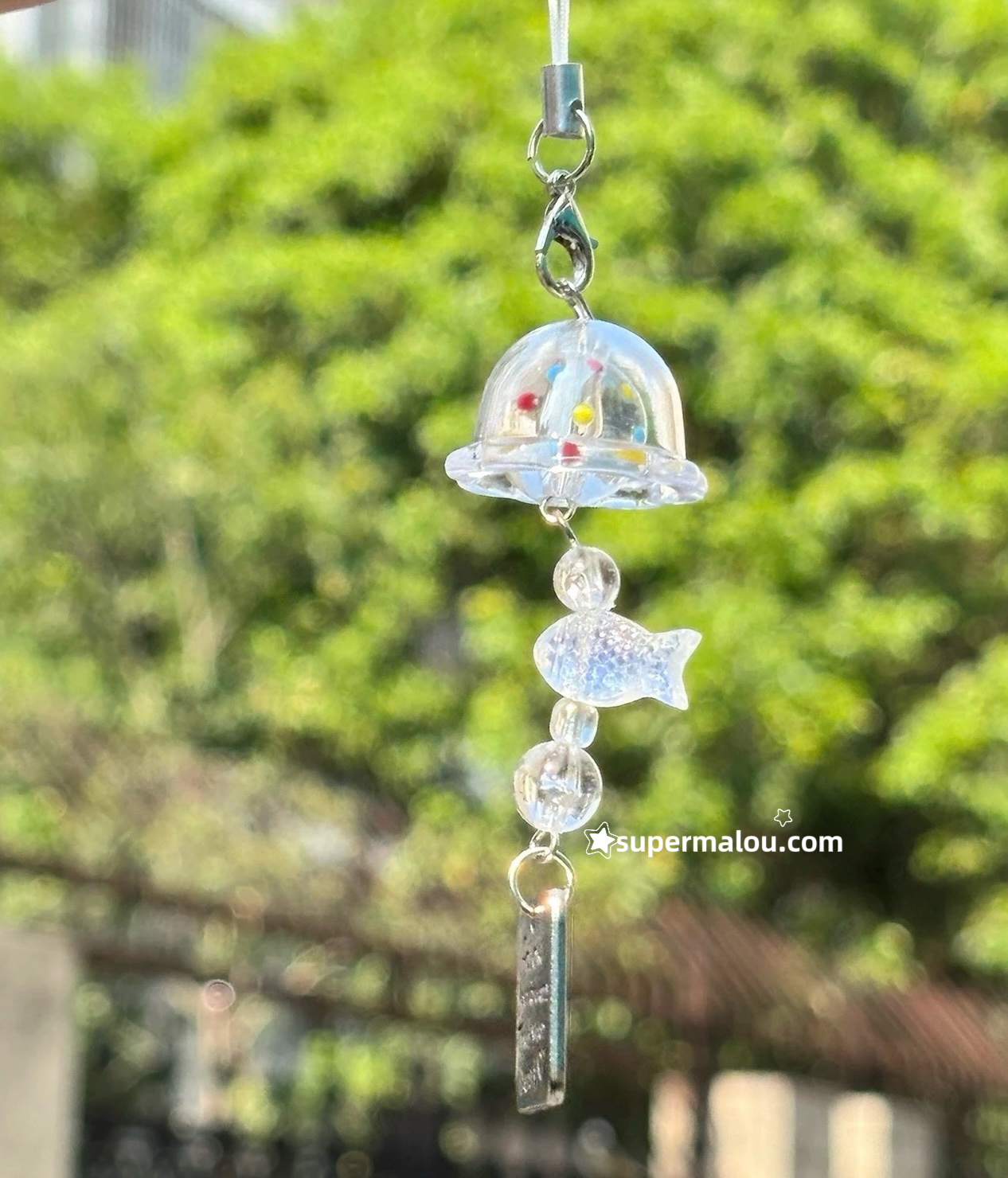 Goldfish Windbell Phone Chain Key Chain