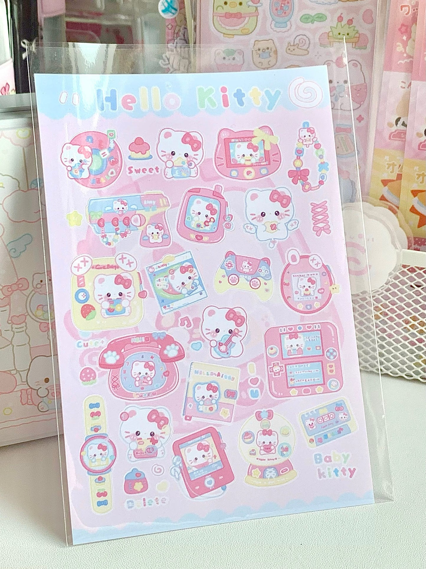 Hello Kitty Baby Pink Sticker