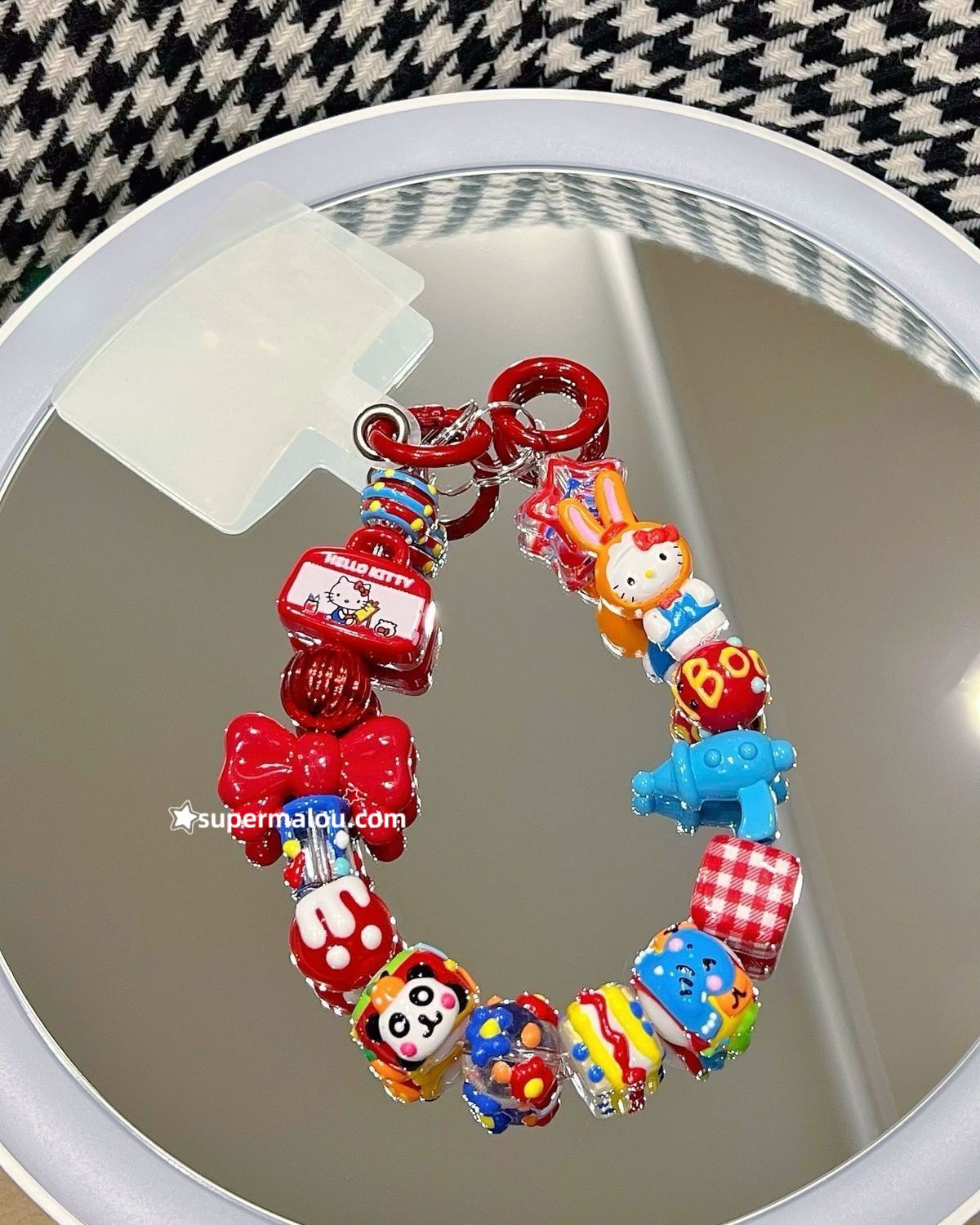 Hello Kitty Cartoon Phone Chain Including Spacer