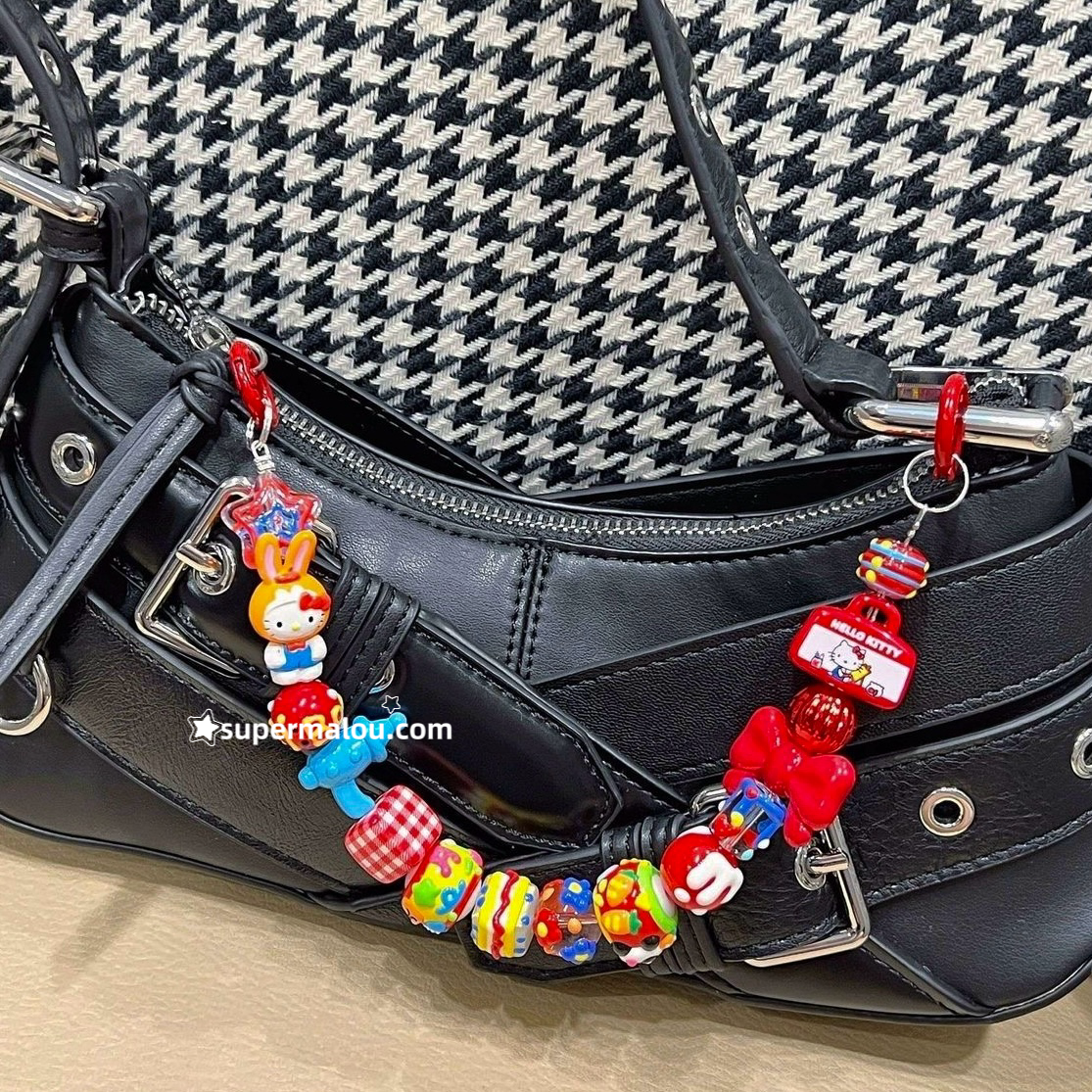Hello Kitty Cartoon Phone Chain Including Spacer
