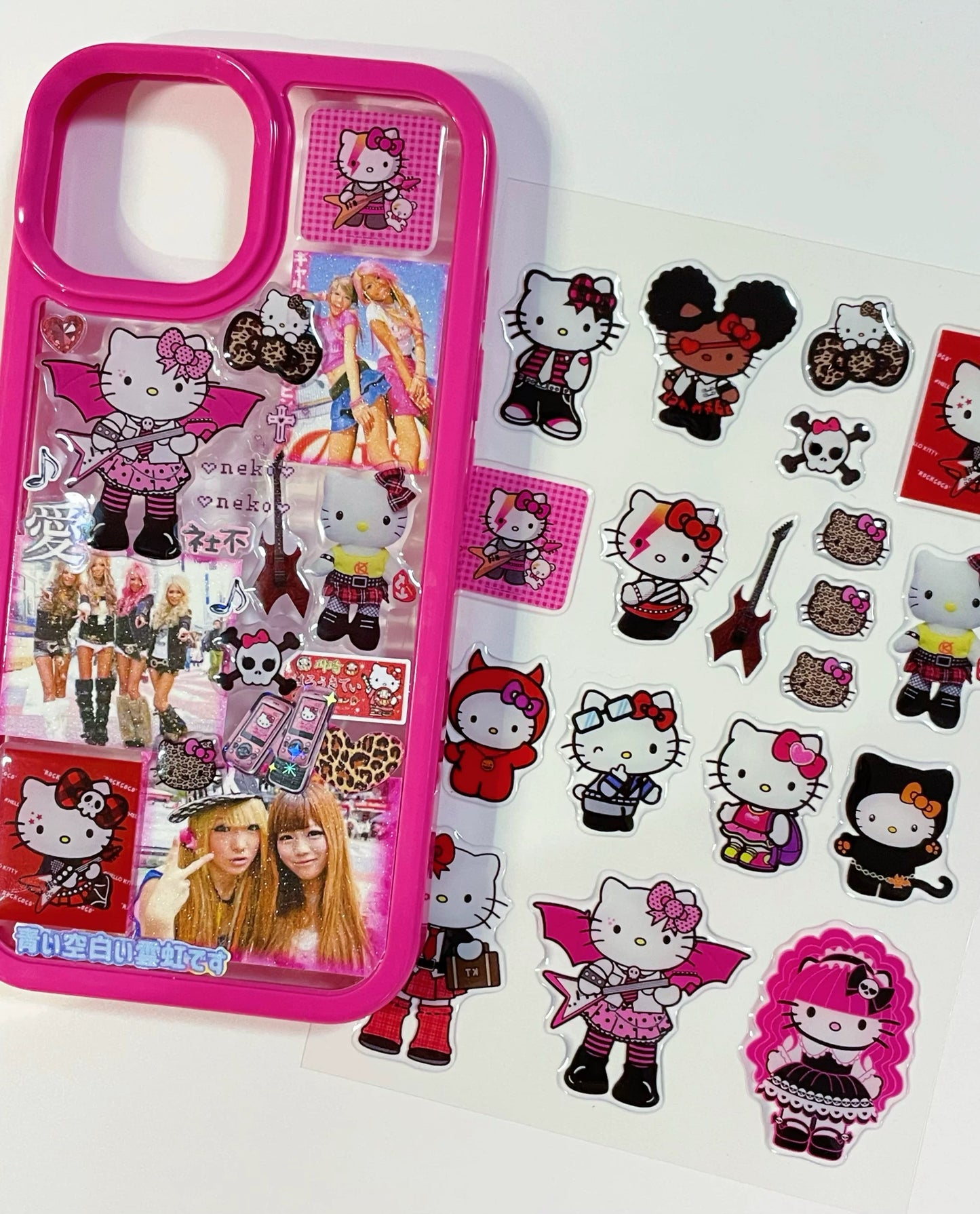 Rock Hello Kitty Cute 3D Dispensing Stickers