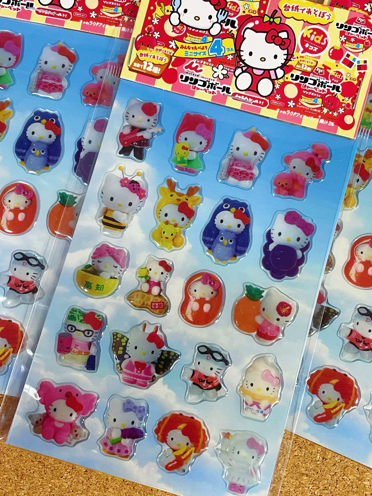 Hello Kitty Cute 3D Dispensing Stickers