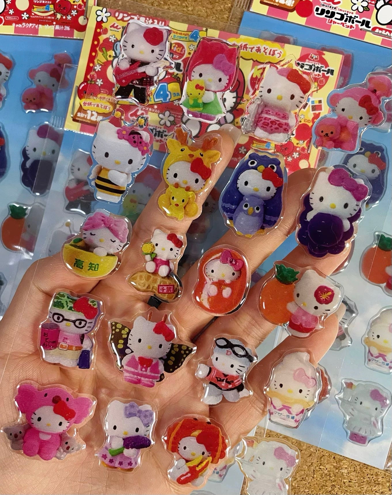 Hello Kitty Cute 3D Dispensing Stickers