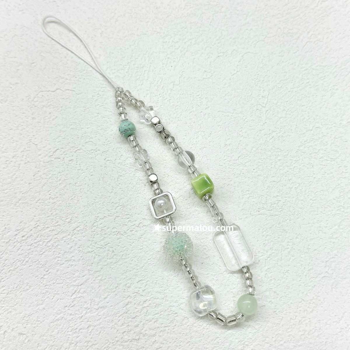 IG Style Mint Green Fresh Pendant Phone Chain