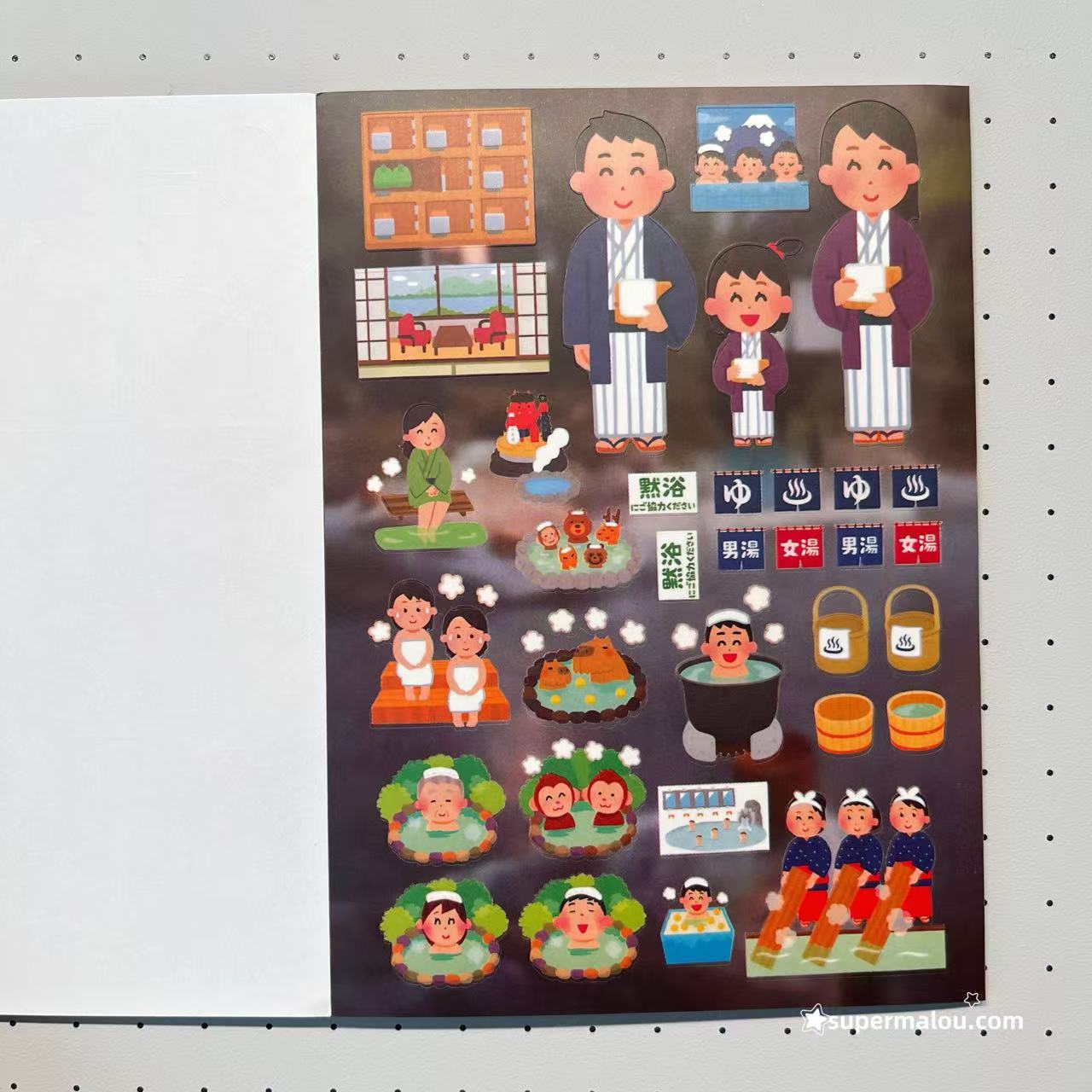 23Pages Irasutoya Japanese Sticker Book