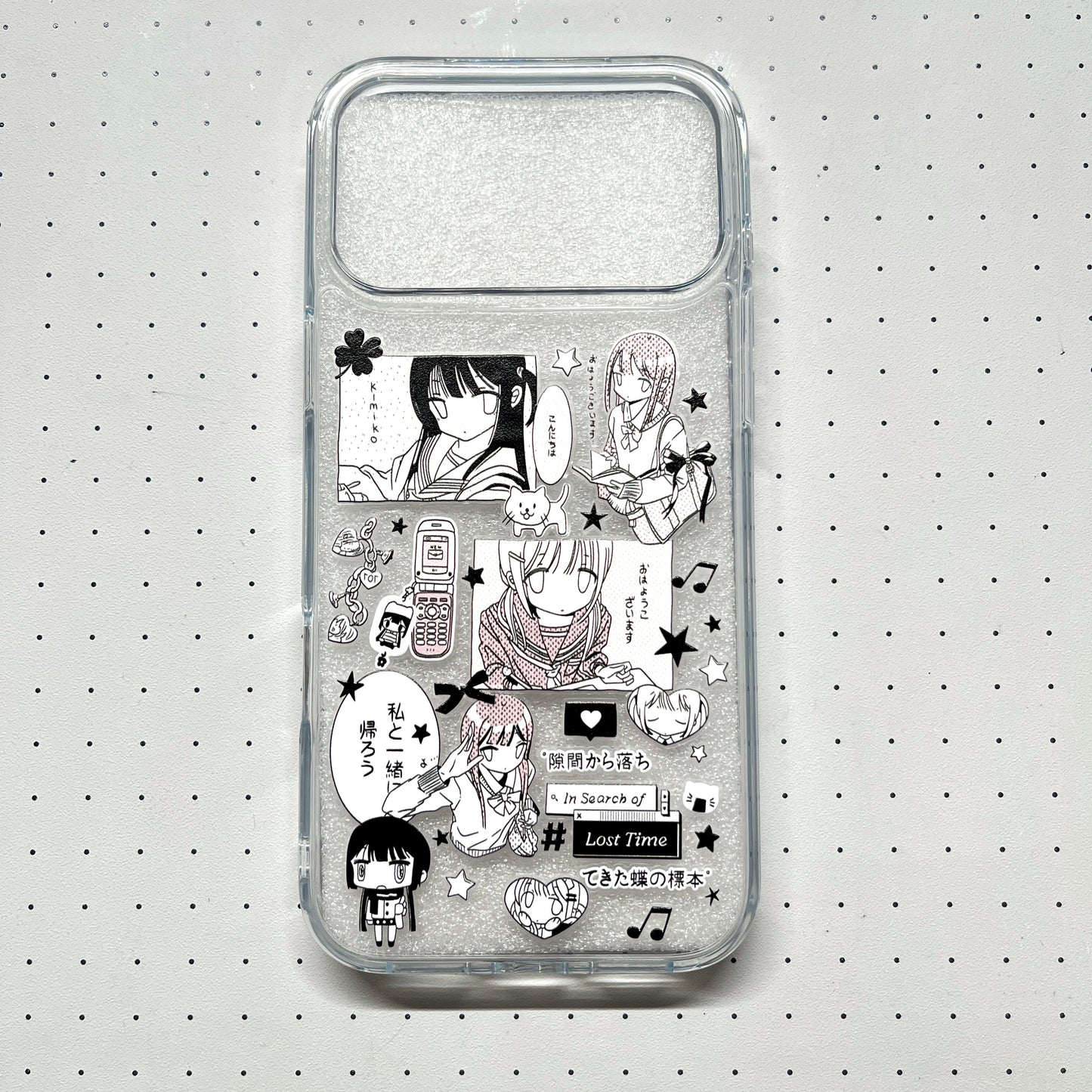 Japanese Manga Relief Stickers Handmade Sticker Phone Case (Resin Ver.)