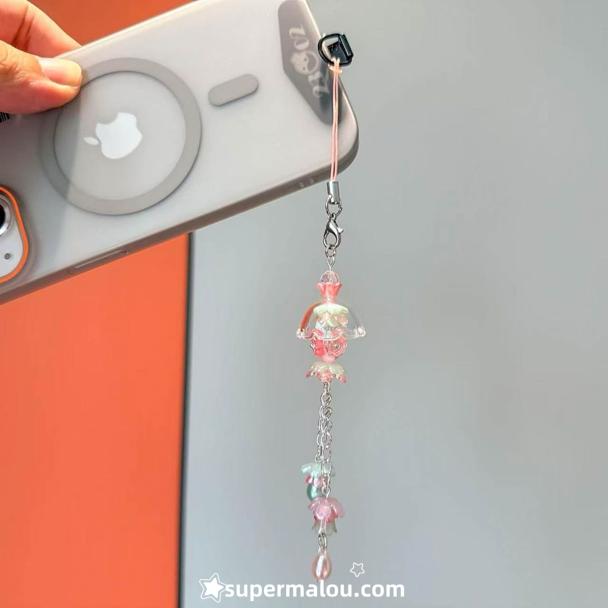 Jellyfish Wind Chime Phone Chain