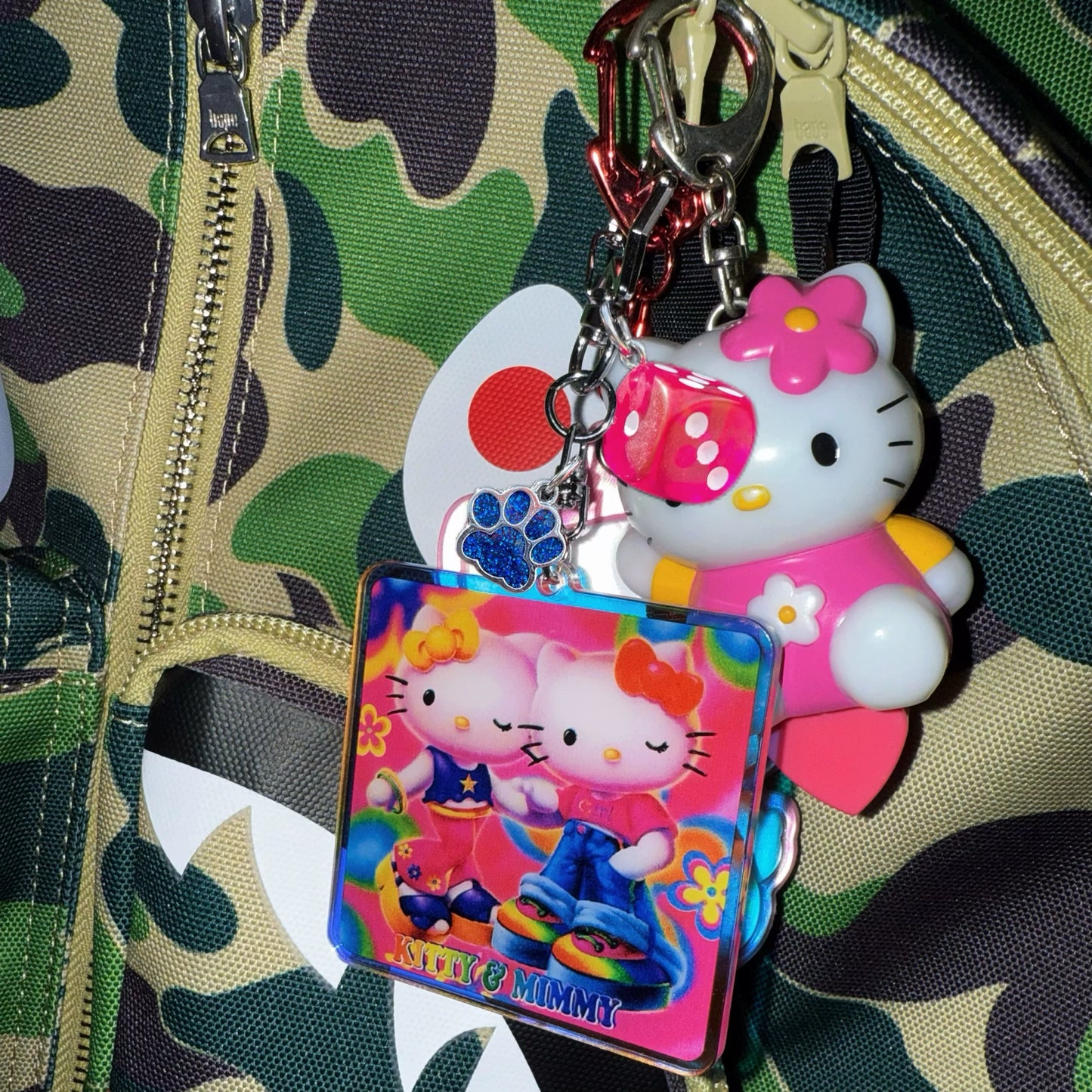 Kitty And Mimmy Spicy Girl Phone Chain Key Chain