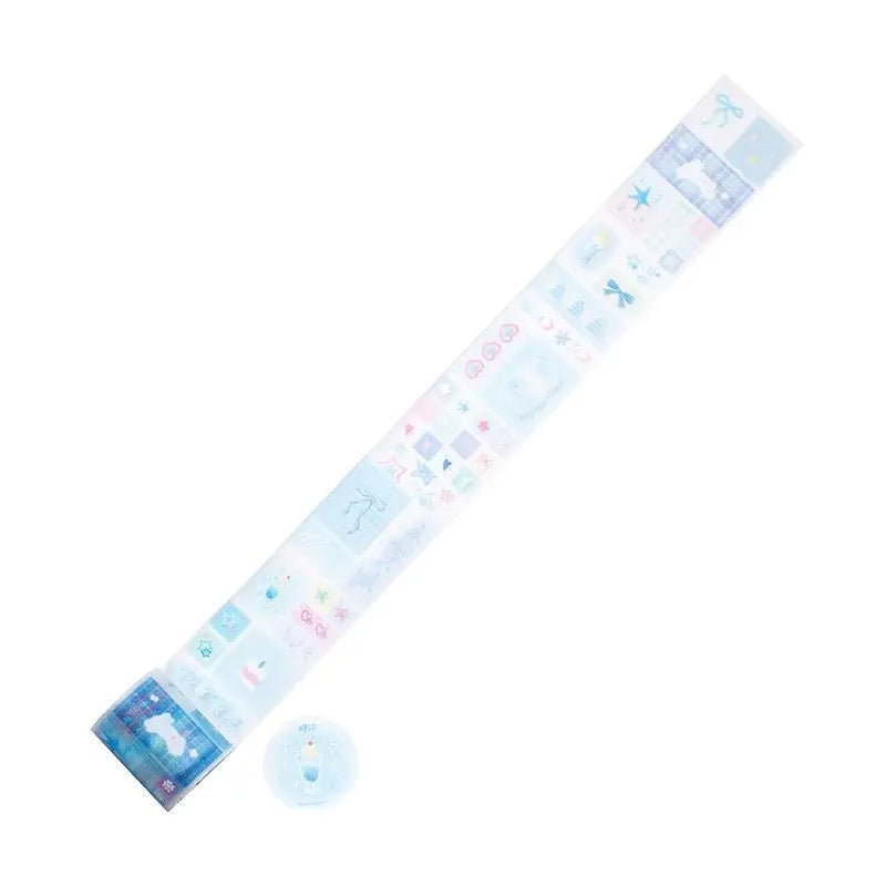 2M Macaron Color Sparkling Sand Sticker Roll